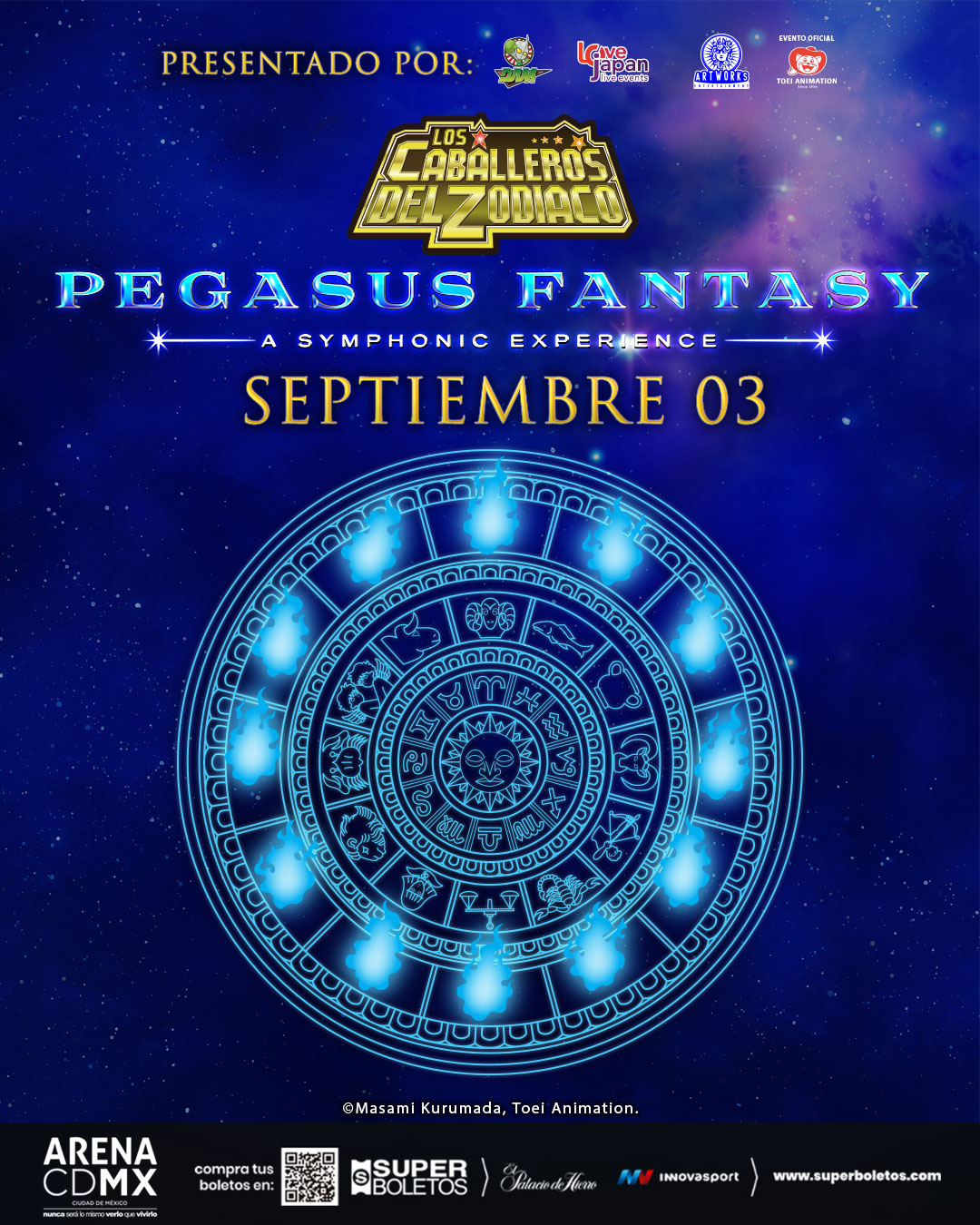 LoveJapan.Mx Conciertos on X El reloj de fuego del santuario se enciende Solo faltan 12 dias para PegasusFantasy A Symphonic Experience disponibles en taquillas y SuperboletosMx Enciende tu cosmo y se