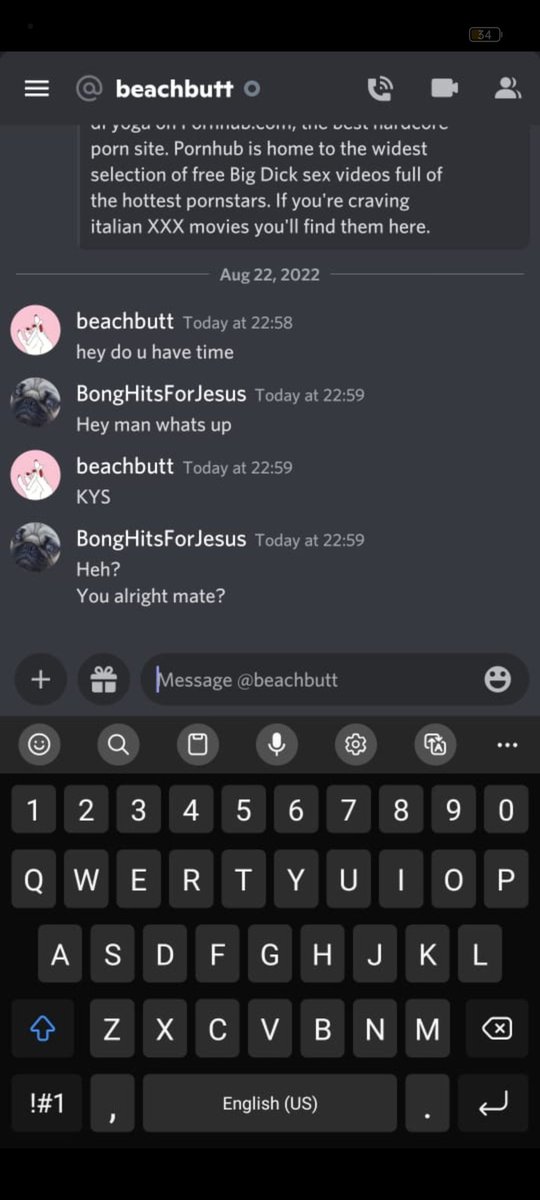 This is the type of shit he's sending people now ffs