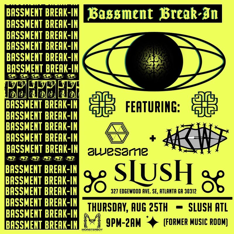 Playing a free show on Edgewood Ave this Thursday with <a href="/M3WTTH33GO/">M3WT</a>. 

Fb 🔗: facebook.com/events/s/bassm…