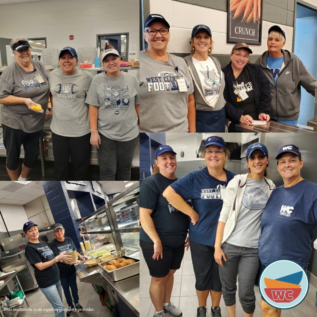 Our cafeteria staff at West Clermont High School. Thank you for all your hard work! 💪🏽

<a href="/snaohio/">School Nutrition Association of Ohio</a> @schoollunch <a href="/WestCler/">West Clermont Schools</a> <a href="/WCHSWolves/">West Clermont HS</a>   #WCConnects #weareontherise