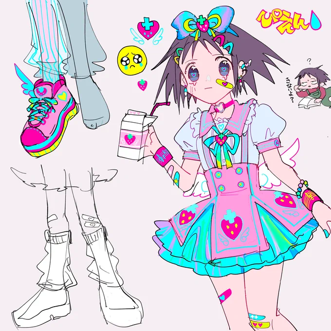 ゆめかわな京チョコ描きてぇ 