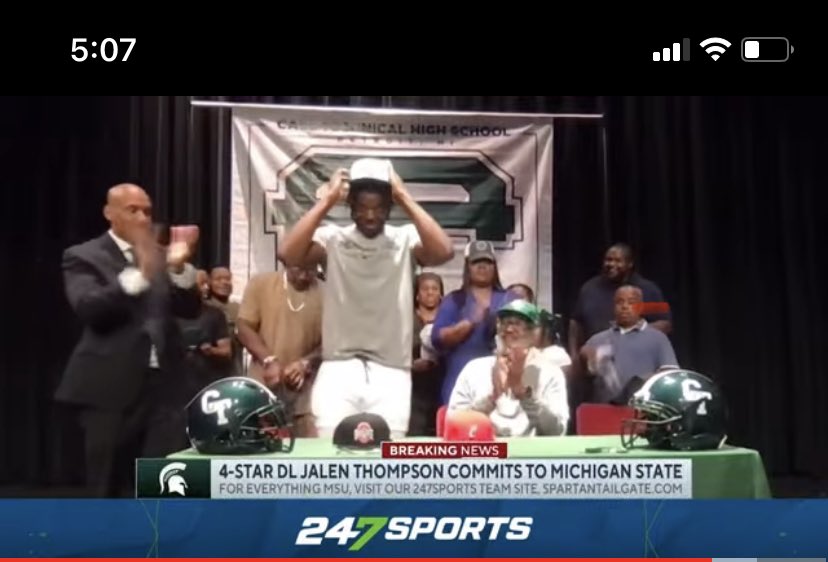 Salimb's tweet image. Welcome to #SpartanNation Jalen! #SD4L #Detroit2EL