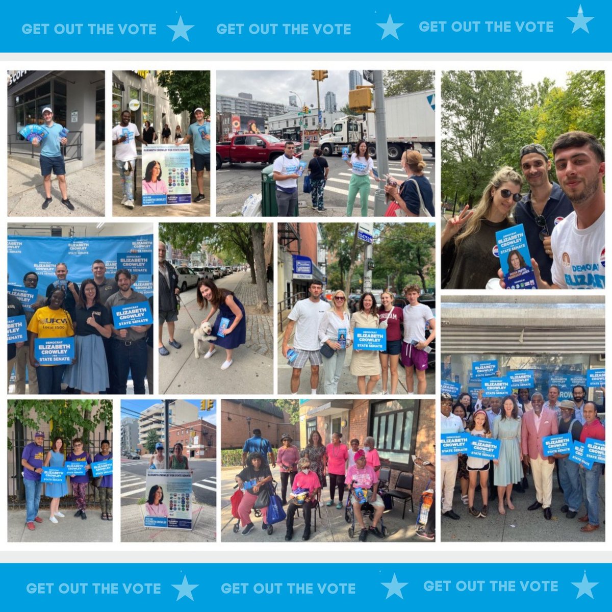 Tomorrow is Primary Day🗳! 
A big thank you to all the volunteers &amp; unions out there hitting the streets for #GOTV! If you haven’t voted already pls make a plan to vote tomorrow ⁦<a href="/NYCVotes/">NYC Votes</a>⁩