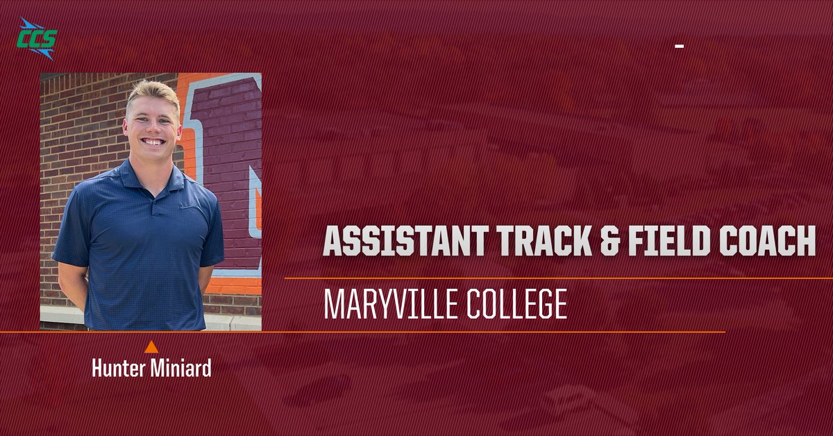 Welcome, Hunter!
Maryville Native Named Assistant Track &amp; Field Coach.
ow.ly/htLF50KpMrK
