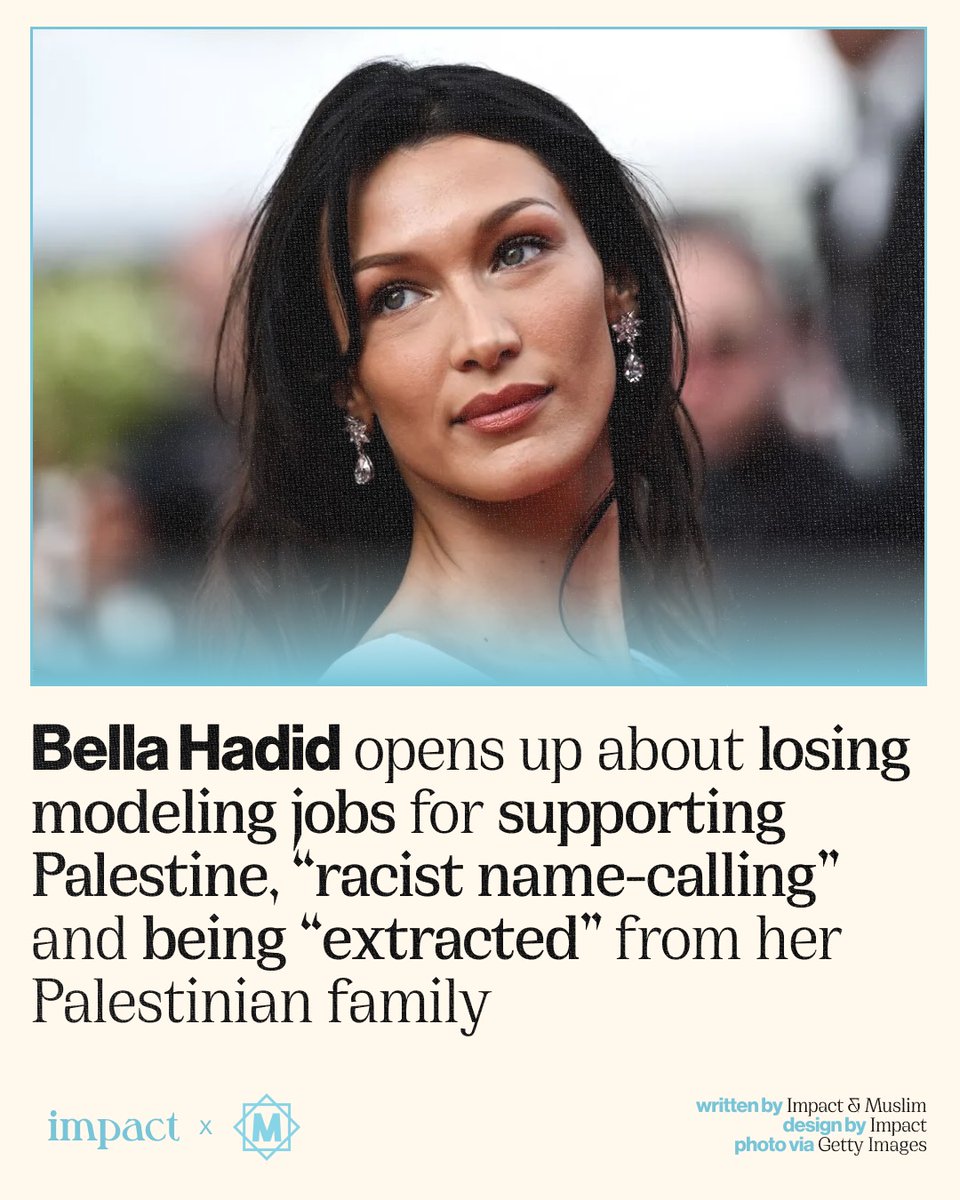 Muslim on Twitter: "Supermodel Bella Hadid opens up about losing jobs