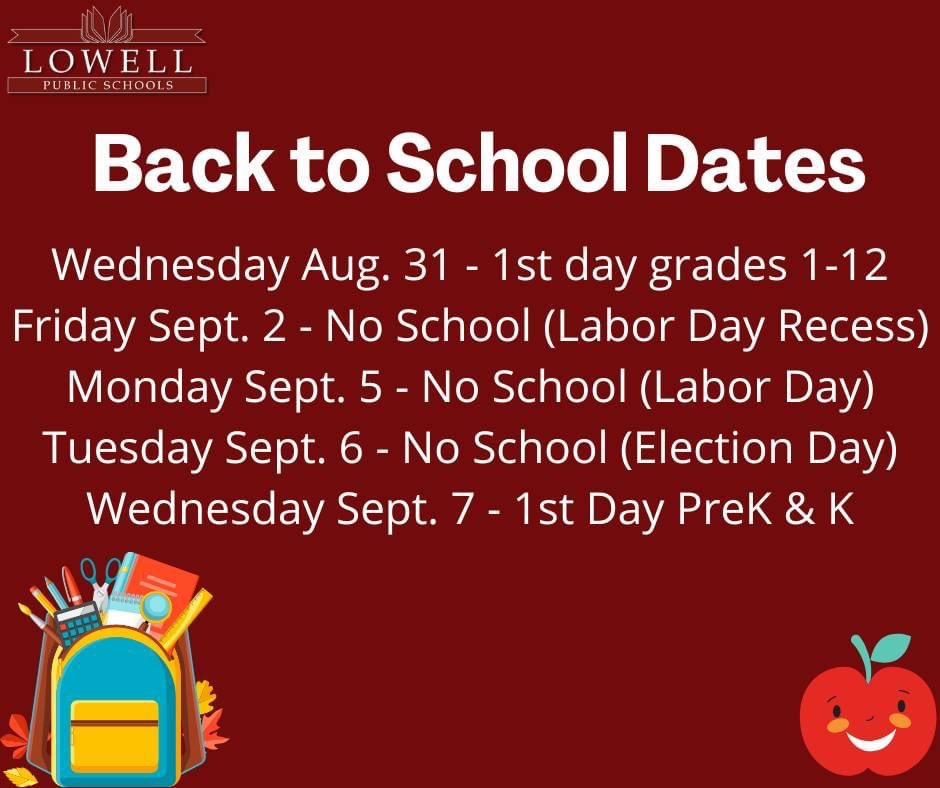 SullivanLPSD's tweet photo. Where did the summer go? Seems like just yesterday we were wishing our 8th graders luck with their transition to high school. Now we are talking about welcoming back students for the 2022 - 2023 school year. Please note the attached important dates. https://t.co/krlDhjE7ur