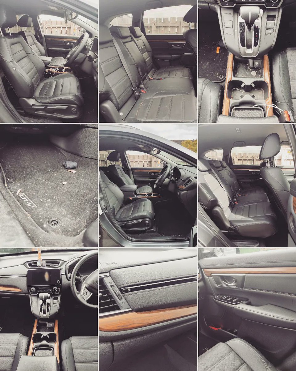 DetailingByHer's tweet photo. Three lively boys had this Honda CV-R in need for some DBH magic to spruce up the interior, back to showroom finish ✨

#detailingbyher #theserviceyoudeserve #interiorvaleting #cleaninterior #honda #cvr https://t.co/pt5JudMbml