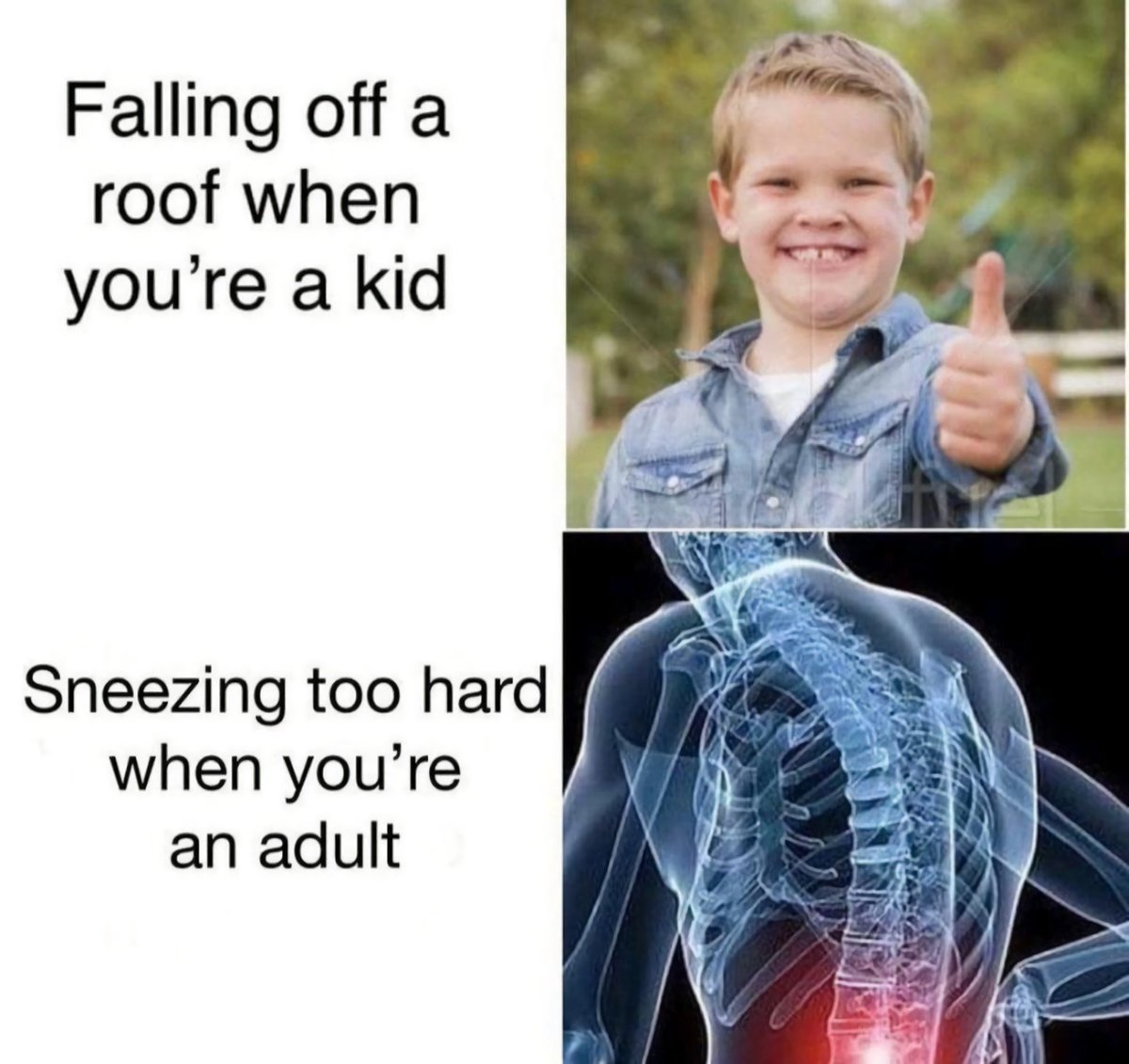 vantahku's tweet image. Have you ever struggled with hiccups to the point of it causing you to simultaneously sneeze and couch, thus popping your back and sending a minor pain down both arms... only to be totally fine a few minutes later? Gotta love getting older!
#FML #BrokenClock #AgingBody #SaySafe