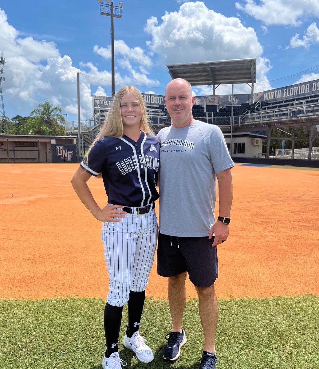 BrunemanAddyson's tweet photo. I am so excited to announce my commitment to the University of North Florida! Thank you to everyone that has helped me throughout this process! Go Ospreys!!! @JeffConrad10 https://t.co/jHpDaggrtk