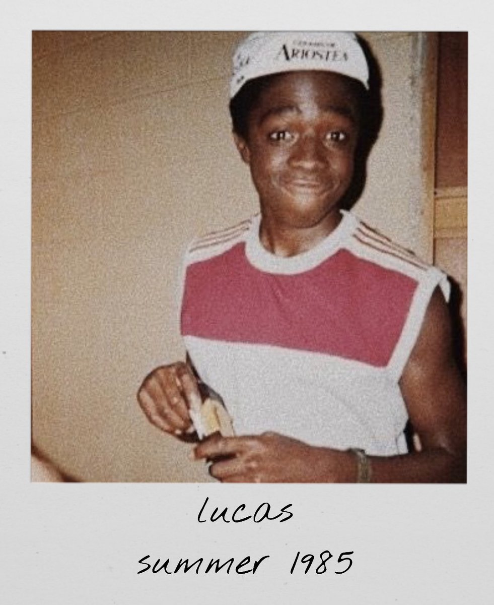 strngerpolaroid's tweet image. max takes a polaroid of lucas 
summer 1985
