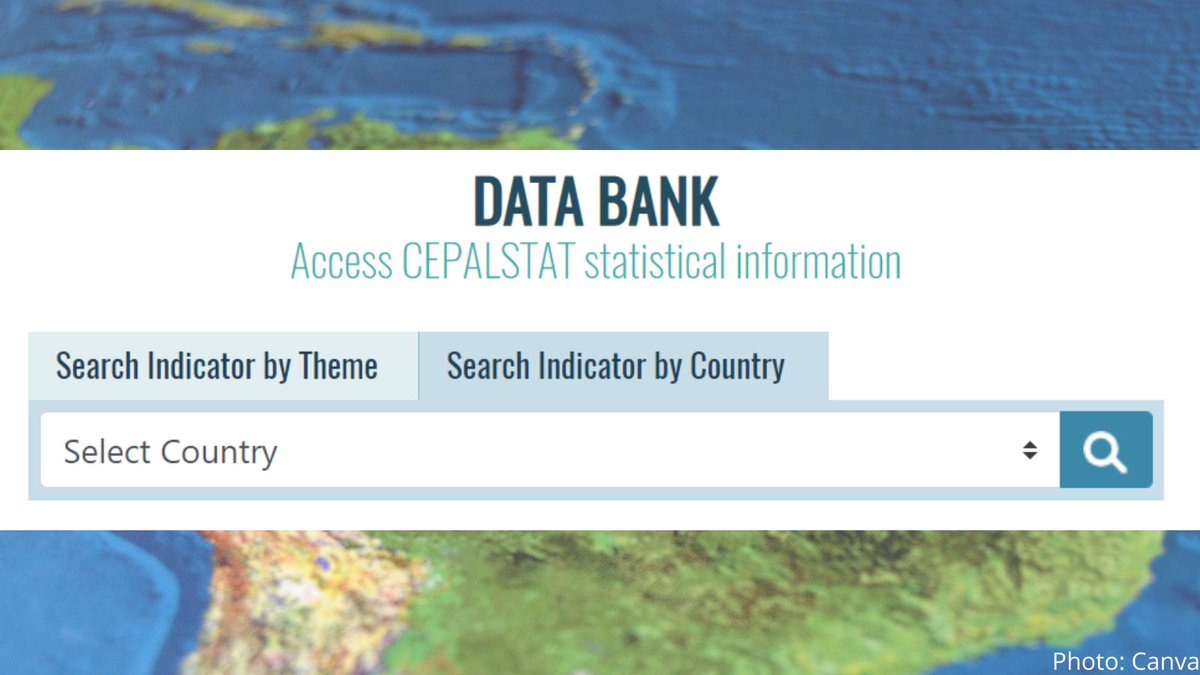 BibliotecaCEPAL's tweet photo. ¡Ahora puedes buscar estadísticas e indicadores por país en #CEPALSTAT! 🔍 Explora esta nueva funcionalidad en el Portal Estadístico de la #CEPAL: https://t.co/vlAUJLFEEv https://t.co/9lCULAIjG7