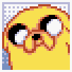 MilkOfSugar's tweet photo. Freeze frame frenzy style mugshots of Finn and Jake. :3 #AdventureTime #CustomSprites #fanart https://t.co/MvhYByrToT