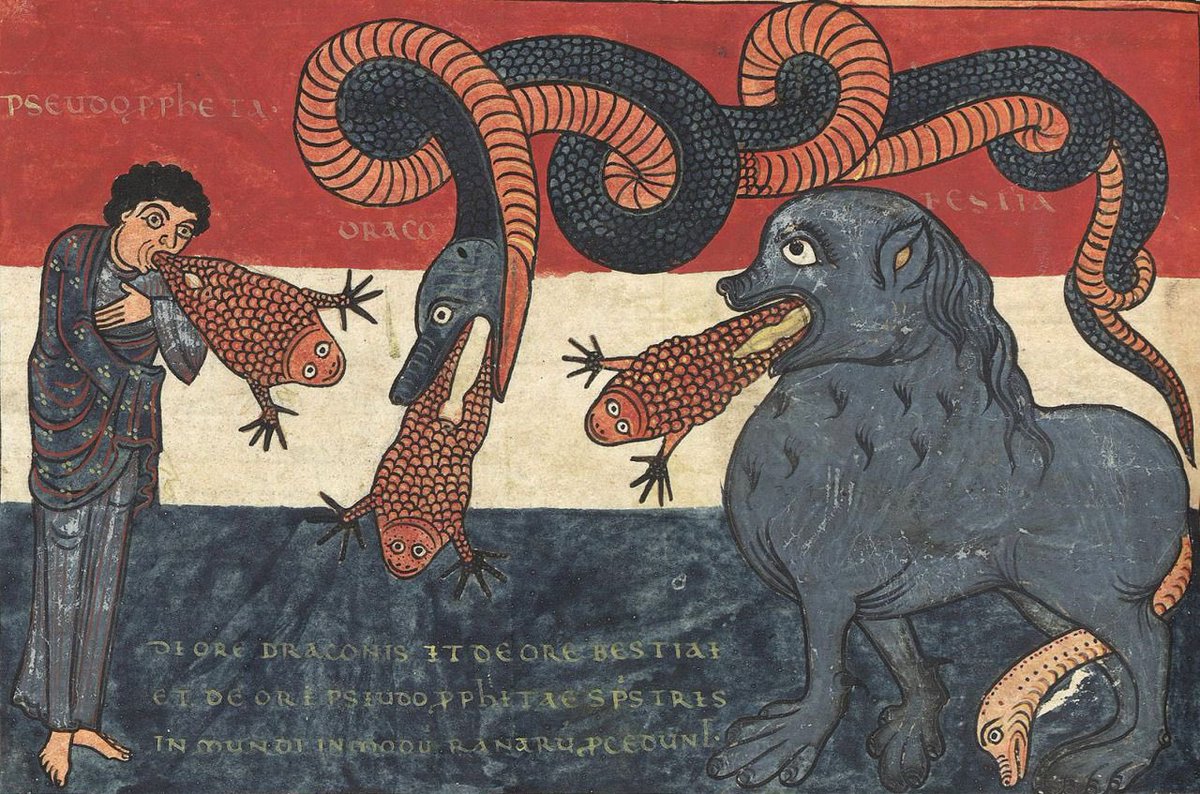 WeirdMedieval's tweet photo. false prophets, france, 11th century https://t.co/Ia2vUnad5F