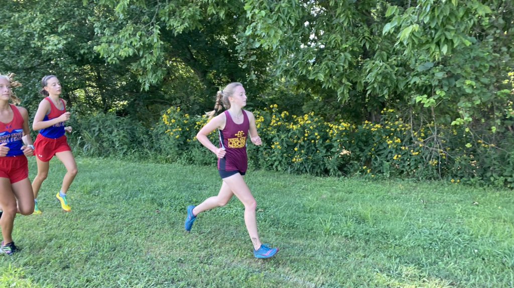 FH_Highschool's tweet image. It was a small squad tonight, but Lancer XC ran well in the heat at Waterford’s tune-up event.