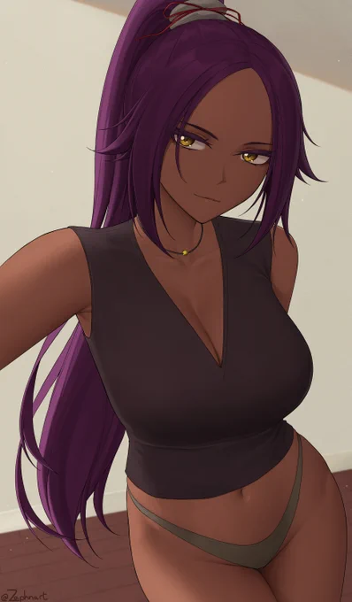 You just received a selfie from Yoruichi~ 