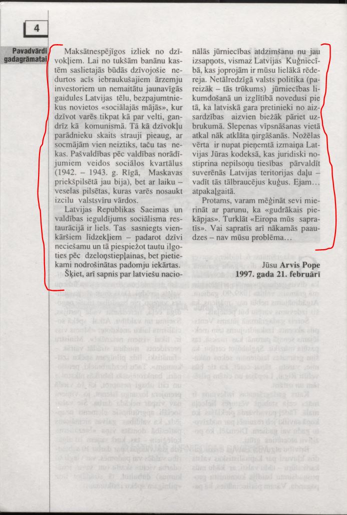 Arvja Popes pirms 25 gadiem teiktais gluži kā par šodienu.

Latvijas Jūrniecības gadagrāmata 95/96.
ljs.lv/jurniecibas-ga…