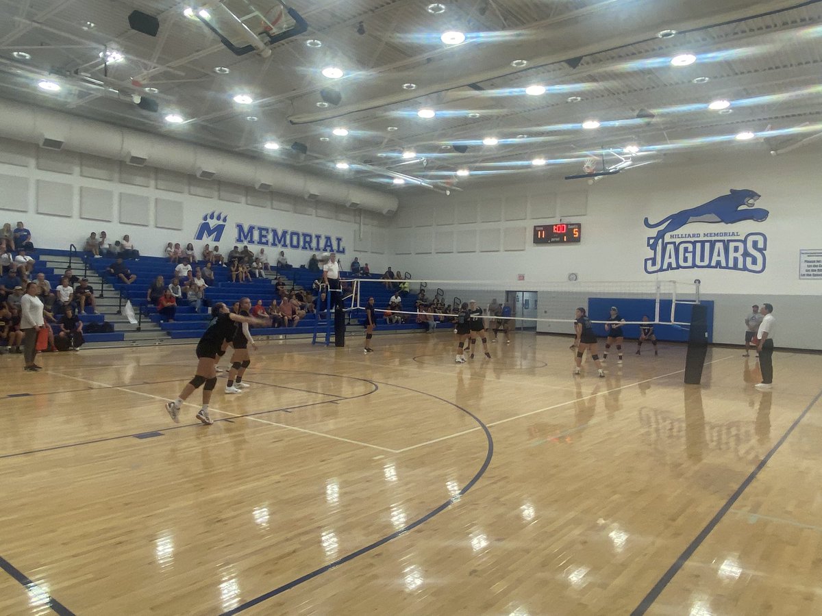 7th grade MMS volleyball in the JUNGLE! Let’s go Jags!
