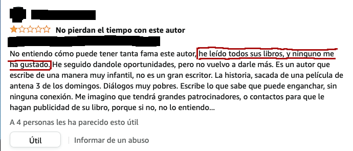 EstebanNavarroS's tweet photo. «He leído todos sus libros, y ninguno me ha gustado». https://t.co/DOexAgqUjG