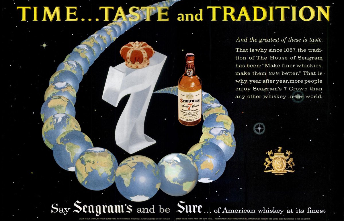 🚀𝗦𝗣𝗔𝗖𝗘 𝗦𝗘𝗟𝗟𝗦! As 𝗖𝗵𝗲𝘀𝗹𝗲𝘆 𝗕𝗼𝗻𝗲𝘀𝘁𝗲𝗹𝗹’𝘀 fame spread as an astronomical artist and public interest in space took off, advertisers took advantage of the trend to promote products as wide-ranging as flashlight batteries and whiskey. 
bit.ly/FromMarstoMadi…