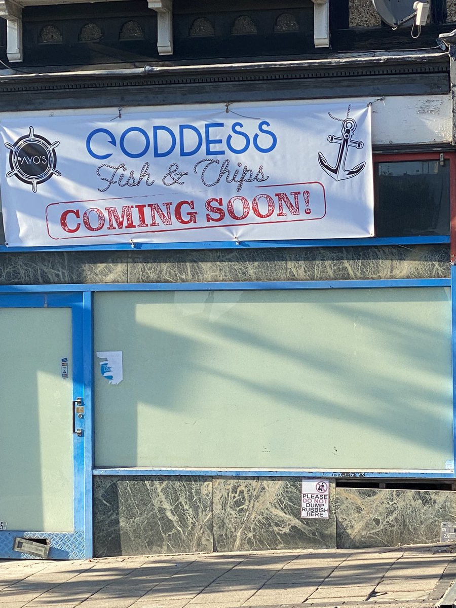 zoobird's tweet photo. @AtoZofFishChips Great show Jim today. Enjoyed it immensely. Here is a brand new f&amp;c shop opening very soon in St Albans. One for the pun list. https://t.co/zQ1NuQ4yjX