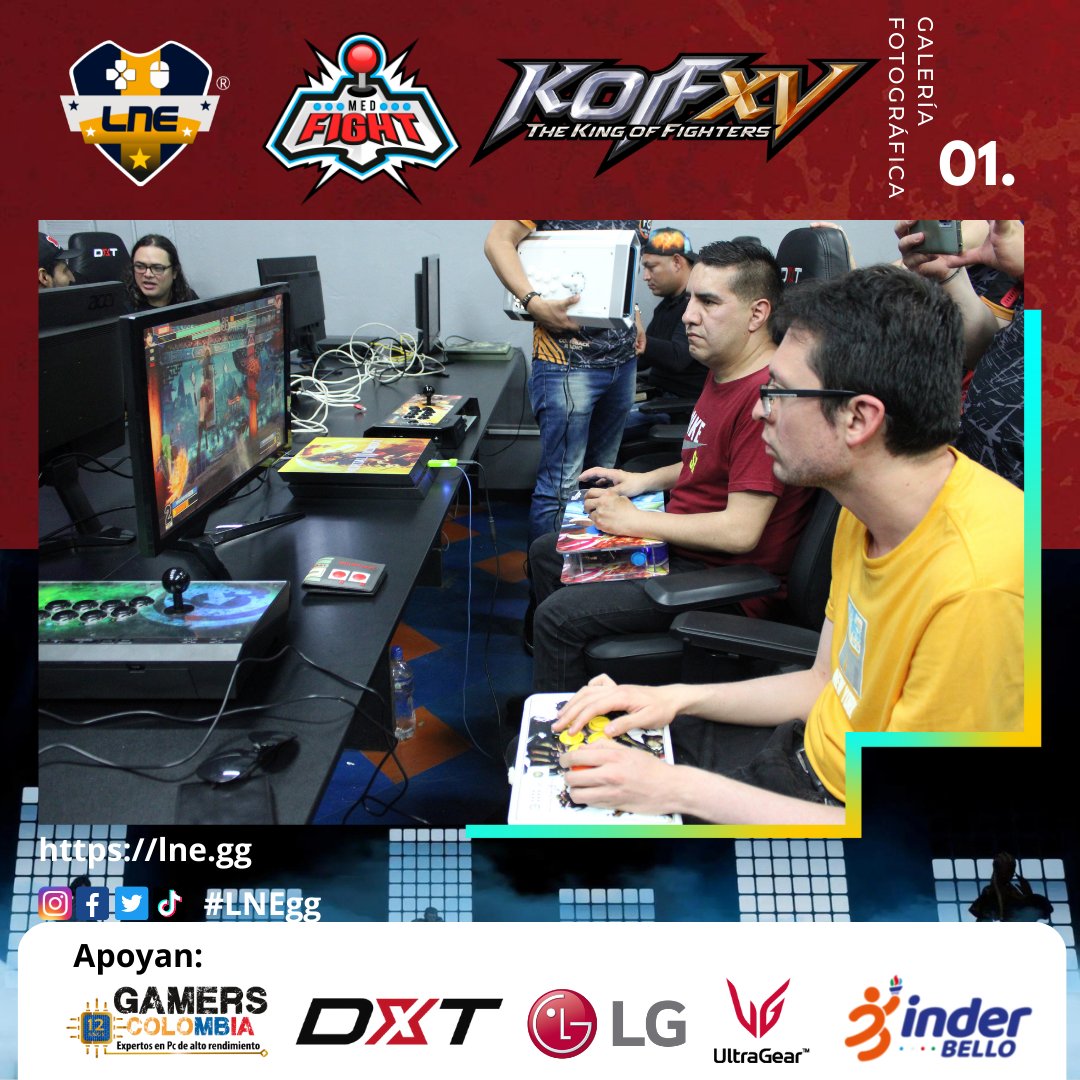 lne_gg's tweet photo. Se jugó la v6.0 del torneo de #KOFXV en nuestro #EsportsCenter, tuvimos la visita de los competidores de #fightingzoneteam desde Bogotá. La final estuvo increíble, Noscas de #MedFight de Medellín contra el visitante Shisui del equipo Bogotano #LNEgg #Esports #INDERBelloNosMueve https://t.co/st61SXdi1m