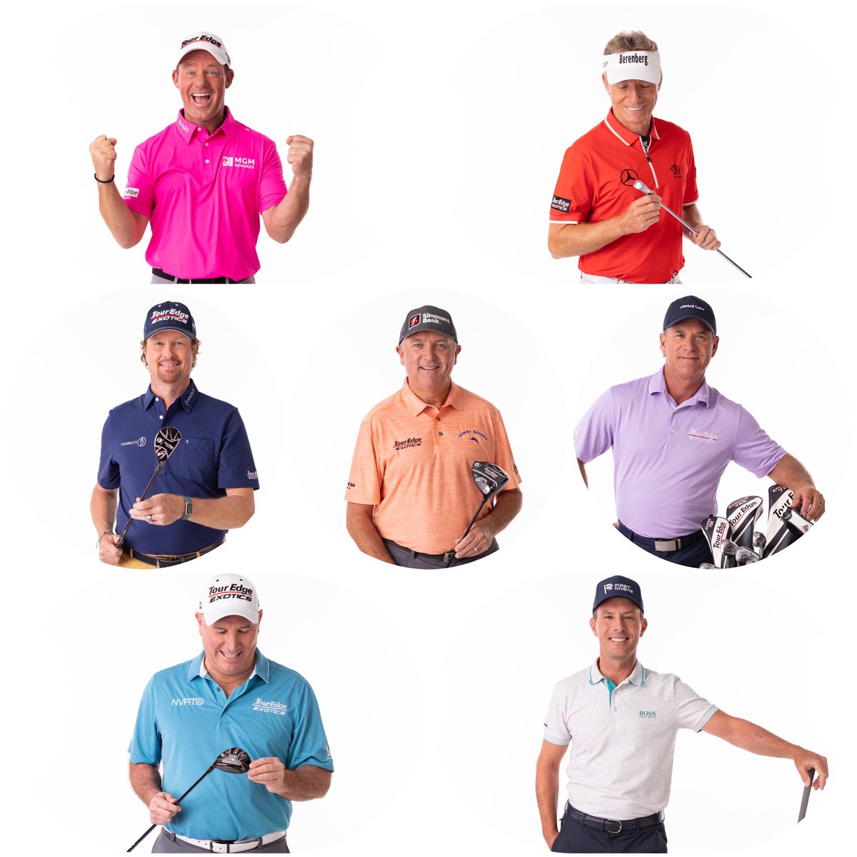 TourEdgeGolf's tweet photo. Very cool to see all 7 Tour Edge staffers in the field finish in Top 25 @dicksopengolf yesterday!
T2 @mweirsy
T6 @BernhardLanger6
T10 Alex Cejka
T15 @ScottMccarron
T15 Duffy Waldorf
T15 @dukepga
T23 Tim Petrovic
#teamtouredge https://t.co/x6kKkcvysn