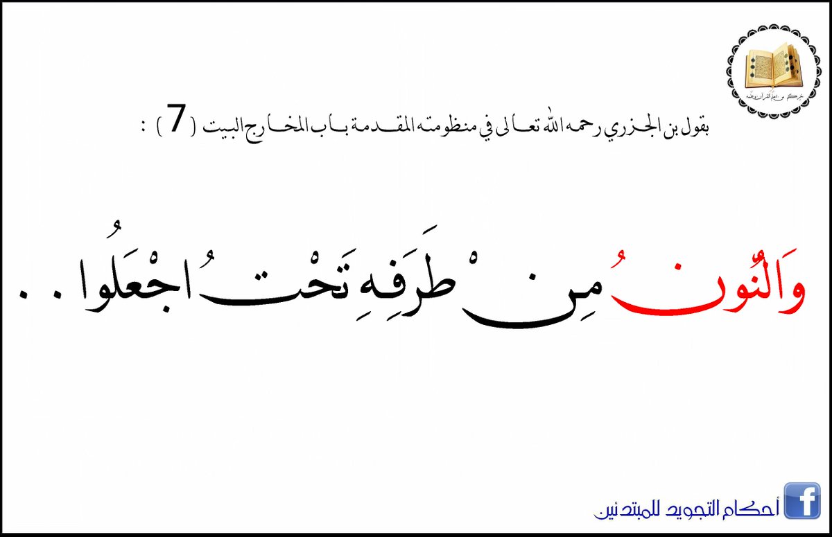OfficielpageT's tweet photo. النون تخرج من طرف اللسان تحت مخرج حرف اللام بقليل .. https://t.co/VT5qSEt0IX