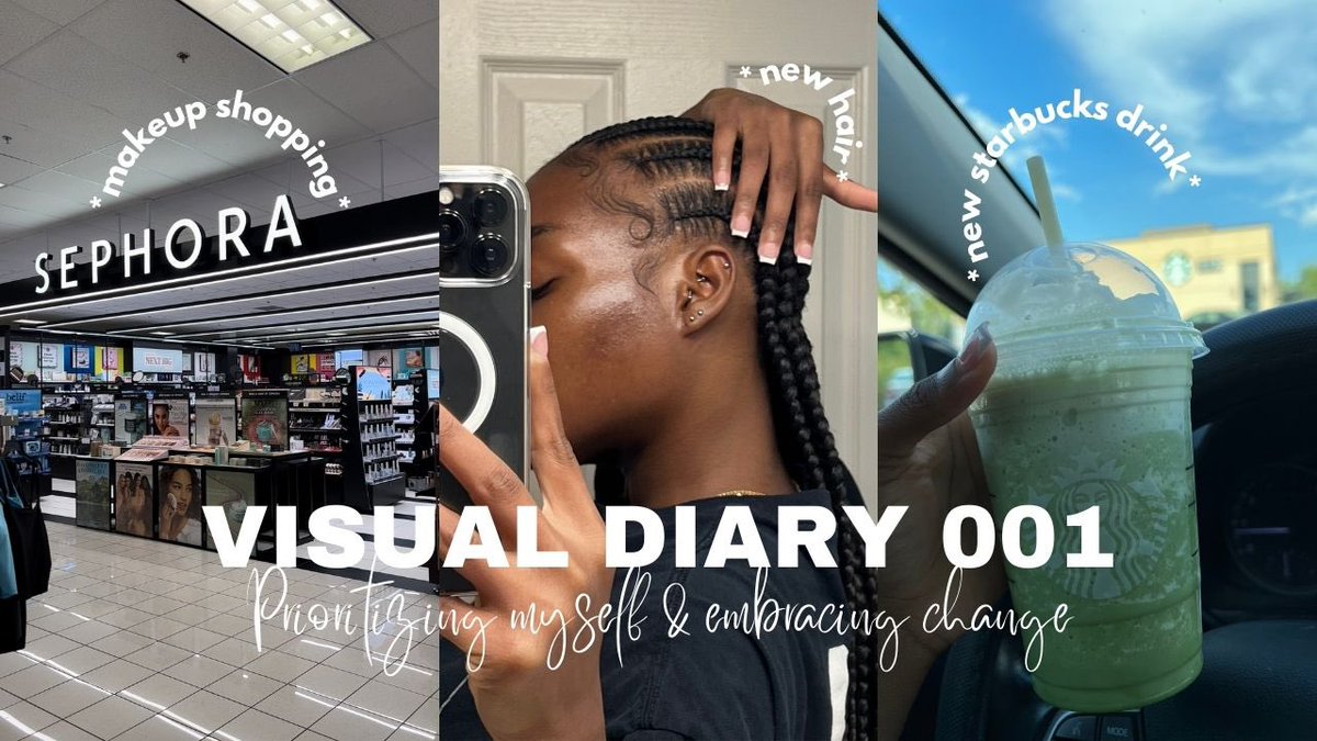 VISUAL DIARY 001: prioritizing myself and embracing change youtu.be/YAcRx_FHP7g