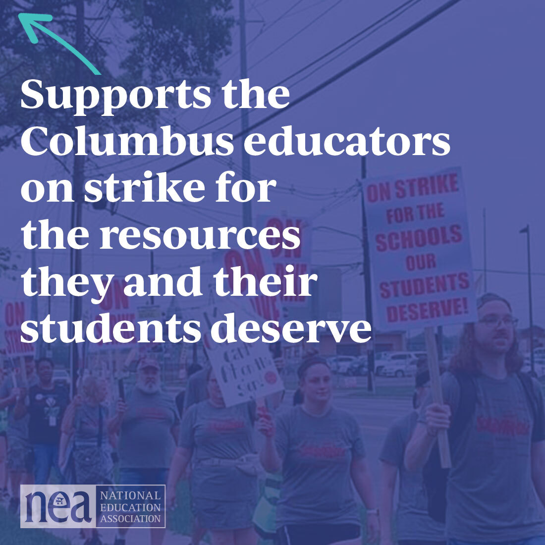 NEA (@neatoday) on Twitter photo Today <a href="/ColumbusEA/">Columbus Education Association</a> educators and their community are striking for better learning conditions, smaller class sizes, and well-rounded curriculum for their students that includes art, music and P.E. instruction.
RT to show your support! #ColumbusStudentsDeserve Today <a href="/ColumbusEA/">Columbus Education Association</a> educators and their community are striking for better learning conditions, smaller class sizes, and well-rounded curriculum for their students that includes art, music and P.E. instruction.
RT to show your support! #ColumbusStudentsDeserve