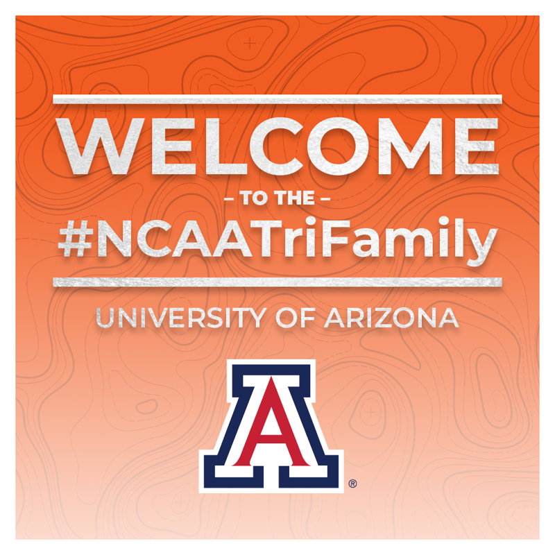usatriathlon's tweet photo. University of Arizona becomes the 12th @NCAA Division I program to add varsity women’s triathlon ‼️

Welcome to the #NCAATriFamily, @AZATHLETICS! 🎉