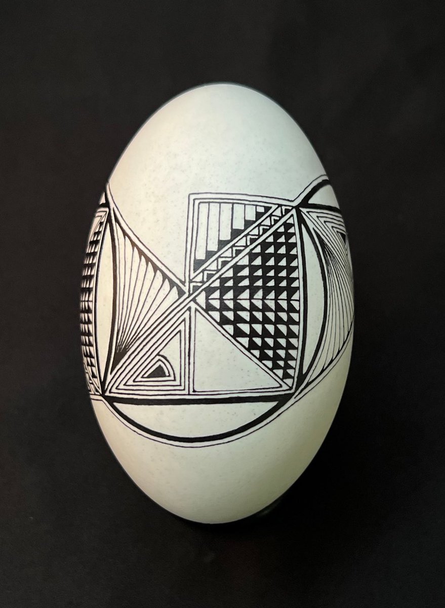 mmhusky's tweet photo. Excited to share this item from my #etsy shop: Batik goose egg - abstract design in black and white https://t.co/0sSDAwR4a0 https://t.co/22FeVDKDpM