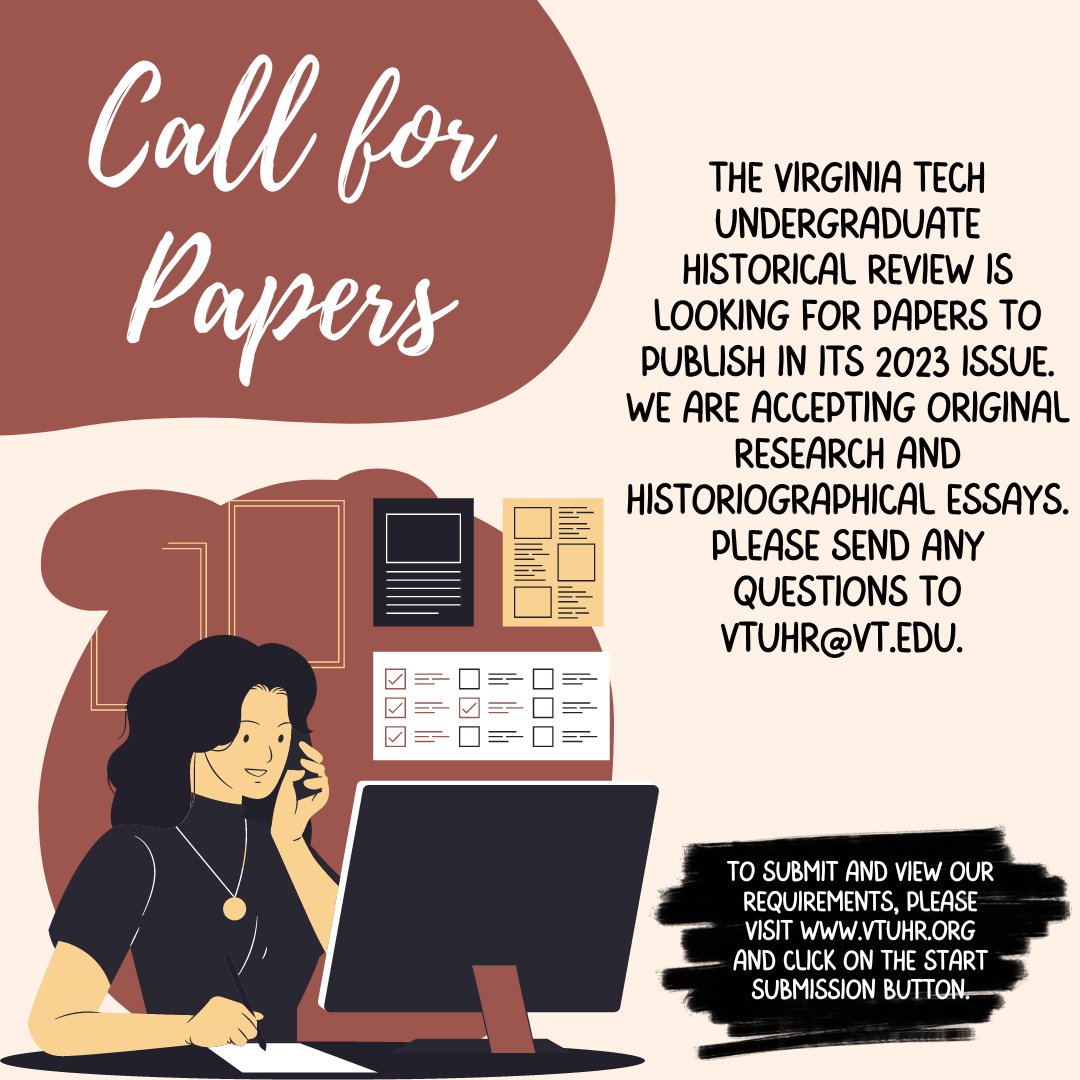 Virginia Tech Undergraduate Historical Review tweet media