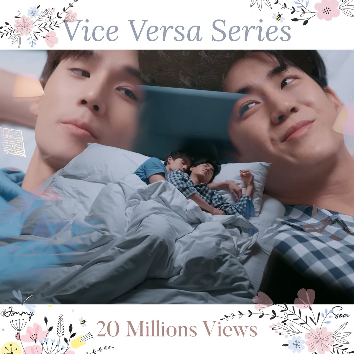 DandelionMoon90's tweet photo. Congratulations #ViceVersaSeries 🥹😍
#ViceVersaEP6 #FireYellow
#JimmySea #PuenTalay #TunTalay
#ViceVersa #GMMTV
#ตกหลุมรักจิมมี่ซี https://t.co/ec28k7AIbo