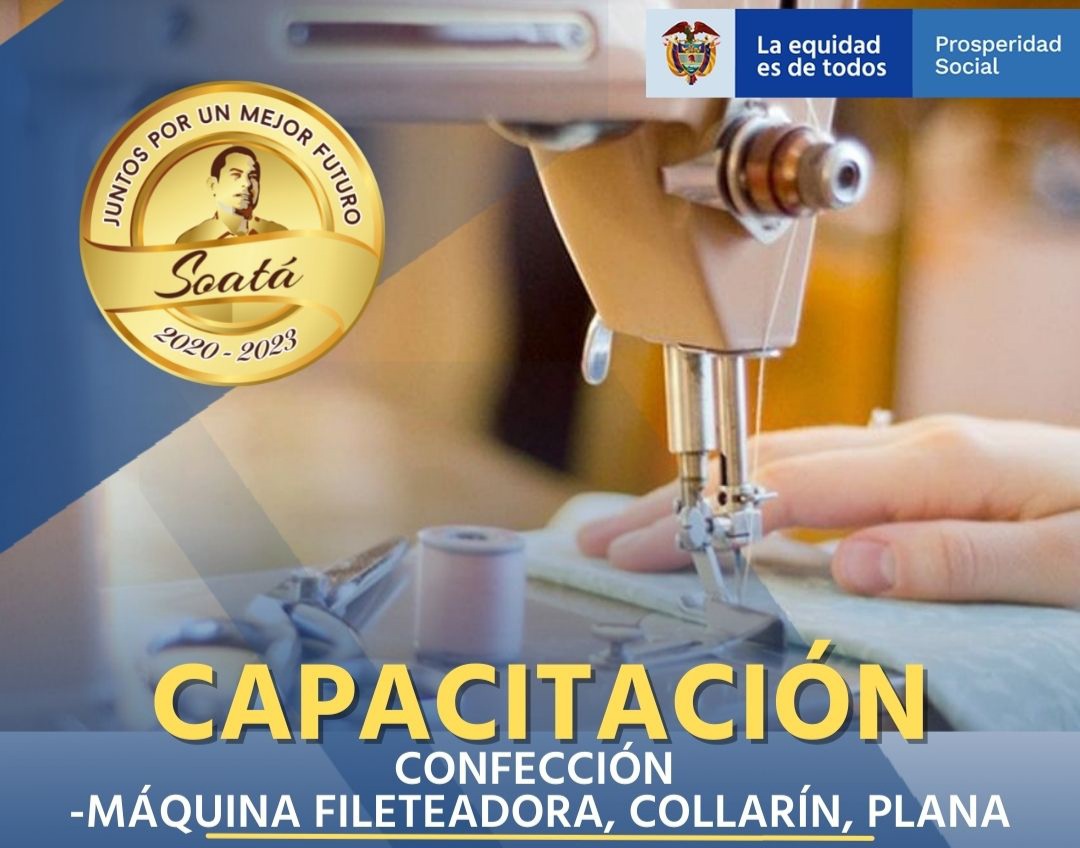 AlcaldiadeSoata's tweet photo. #ULTIMAHORA Se informa a los inscritos al curso de confección en máquina plana, fileteadora y collarín, que el día de hoy Lunes 22 de Agosto no será posible el inicio del curso, en razón a que el DPS nos informa que aún están pendientes algunos trámites administrativos. https://t.co/JoUOedc7fG