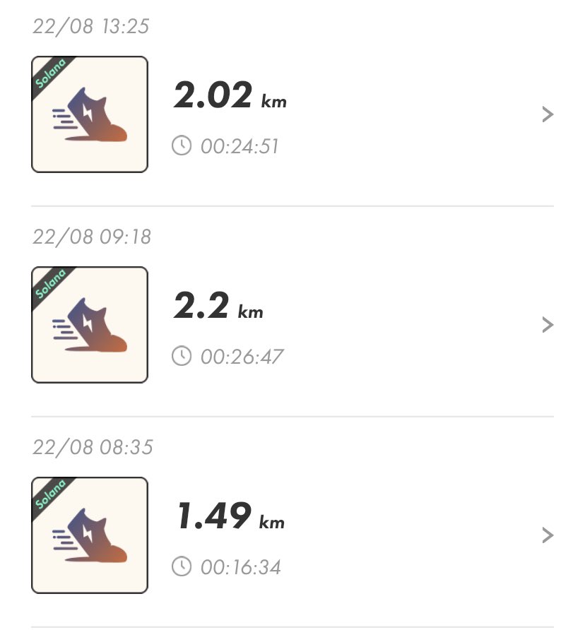 APBerry8's tweet image. Day 8: rest day … still managed a total of 5km walking … with #stepn.
@Stepnofficial @STEPN_Su #makeyourstepscount #STEPN10DayChallenge