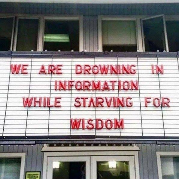 smithsk's tweet photo. #FOMO #informatin #wisdom https://t.co/6oIfrGYD0C