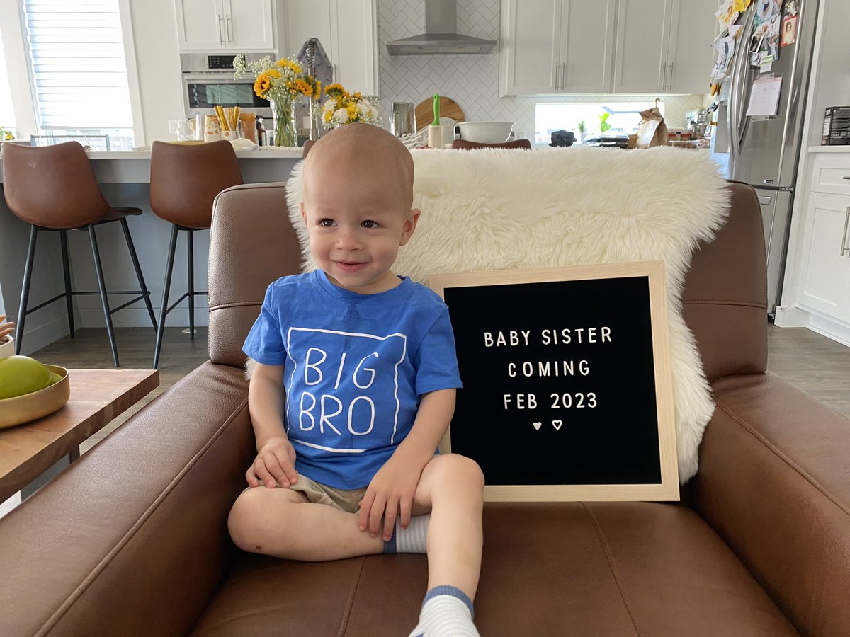 GoldGloveTV's tweet photo. So excited for Cohen to become a big brother. Can’t wait to meet our lil baby girl. I couldn’t be happier. 😊 https://t.co/ZfrqDXSdnv