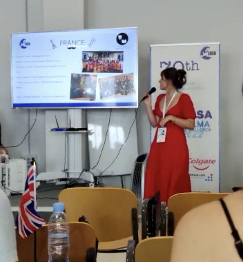 Charlotte_EDSA's tweet photo. First day at @edsaweb’s 70th congress in Palma !
The French delegation has brought along 5 students this time🇫🇷   
On the agenda : 
✨Standing Committees 
✨Board reports 
✨@EPSA_Online presentation 
✨Trainings https://t.co/6m4V913Efu