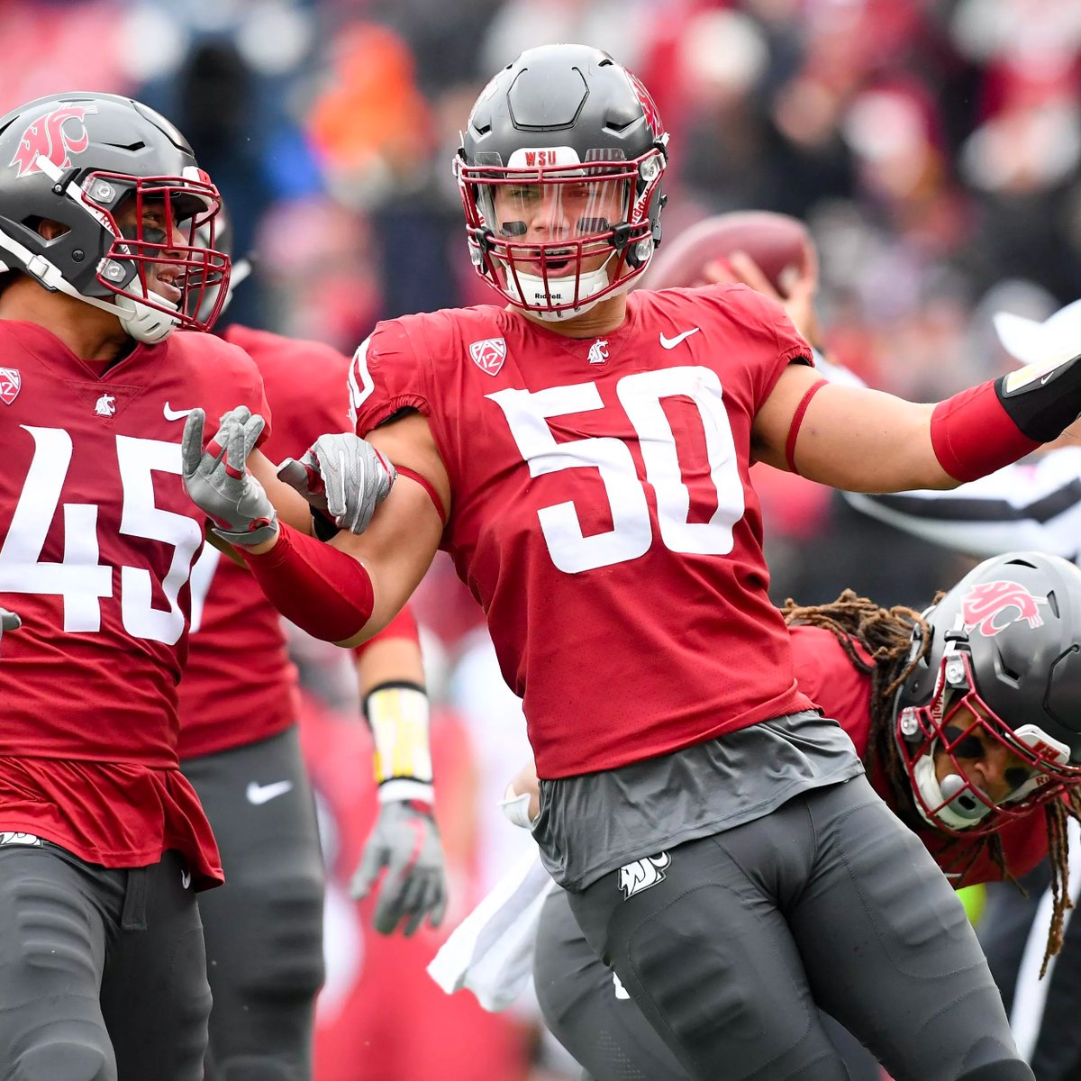forgottenstuds's tweet photo. Hercules Mata'afa - Washington State
Led the Pac 12 in Sacks in 2017 https://t.co/m7K95Ct4mZ
