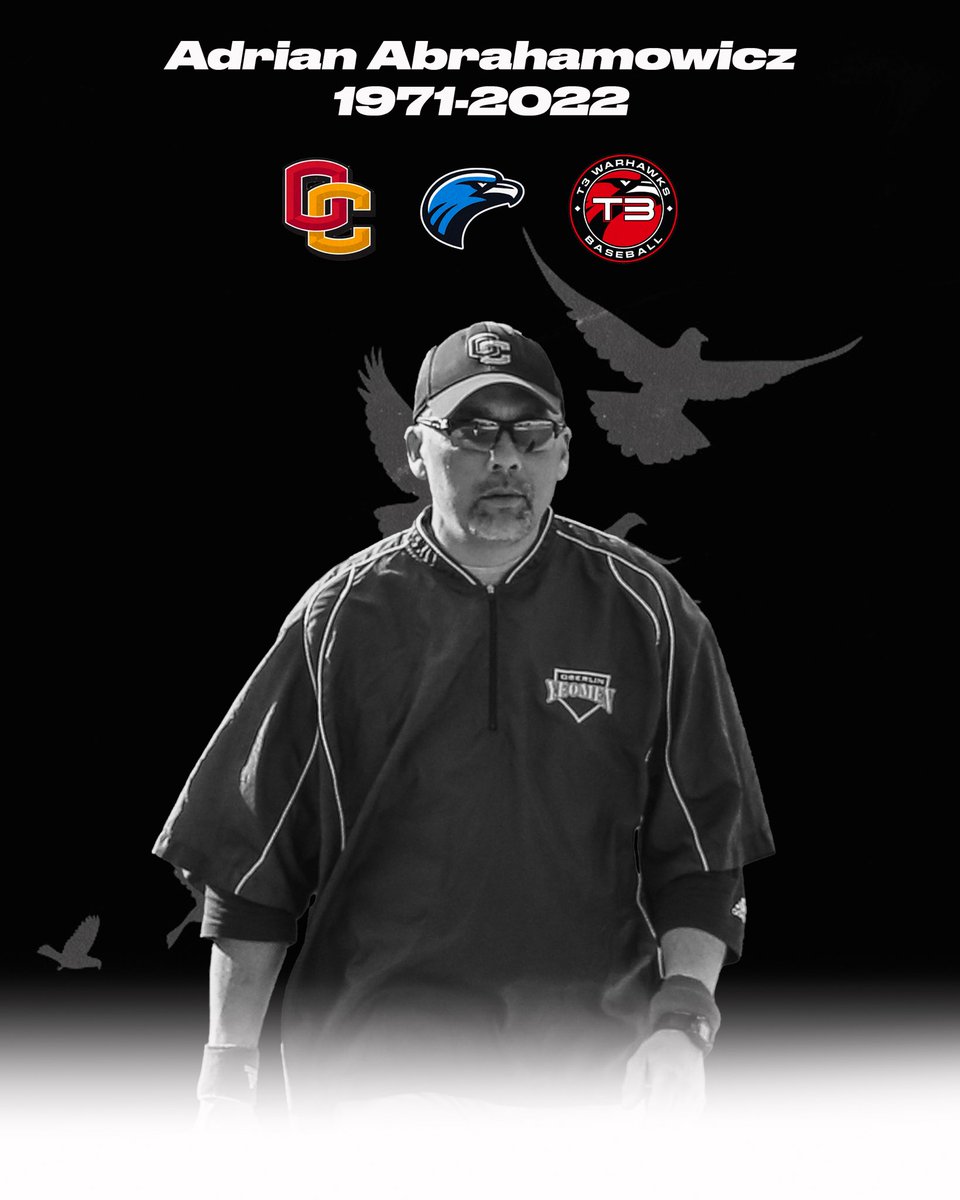 The baseball community lost a great man.

Our prayers are with Theresa, Taylor, and Andrew and all of those touched by Adrian, on and off the field.

RIP 🙏