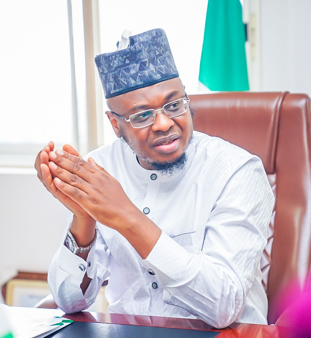 ProfIsaPantami's tweet photo. The Minister of Communications and Digital Economy,@ProfIsaPantami received in audience, the Vice Chancellor, Federal University Gashua, Yobe State, Professor Maimuna Waziri on a working visit to appreciate major ICT interventions provided for the university and seek for more. https://t.co/q1PT6oDa9m