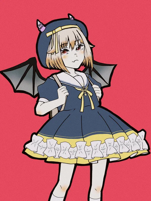 まだこの子だけ来てくれません#コンパス#コンパスお絵描き 