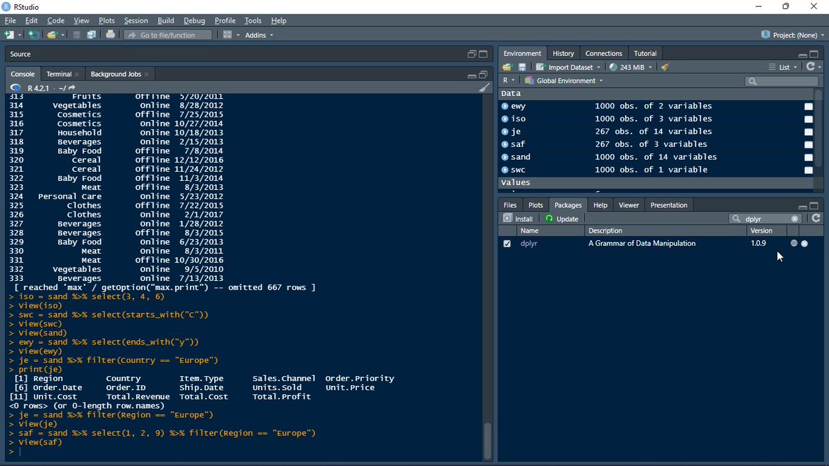 Arumuman3's tweet image. Who is a Data Analyst without R programming language? Just half body😂…I couldn’t be, and that’s why I recently commenced my journey in R⬇️⬇️⬇️ #r #rprogramming #rprogramminglanguage #programming #DataScience #DataAnalyst #DataAnalysis #DataAnalytics