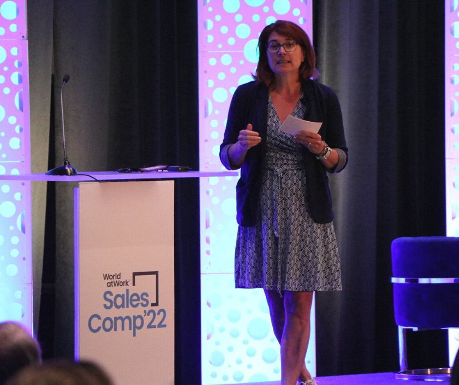 WorldatWork's tweet photo. What a great start to #WorldatWork #SalesComp22! Brian Solis absolutely inspired us all to shift perspective, bring innovative ideas to life, and motivated us to believe in our own intuition so we can unlock new opportunities! What was your favorite part? Comment below! https://t.co/buqHQl6evz