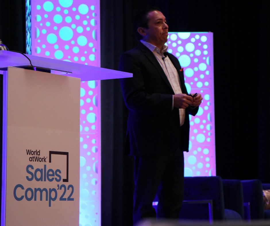 WorldatWork's tweet photo. What a great start to #WorldatWork #SalesComp22! Brian Solis absolutely inspired us all to shift perspective, bring innovative ideas to life, and motivated us to believe in our own intuition so we can unlock new opportunities! What was your favorite part? Comment below! https://t.co/buqHQl6evz