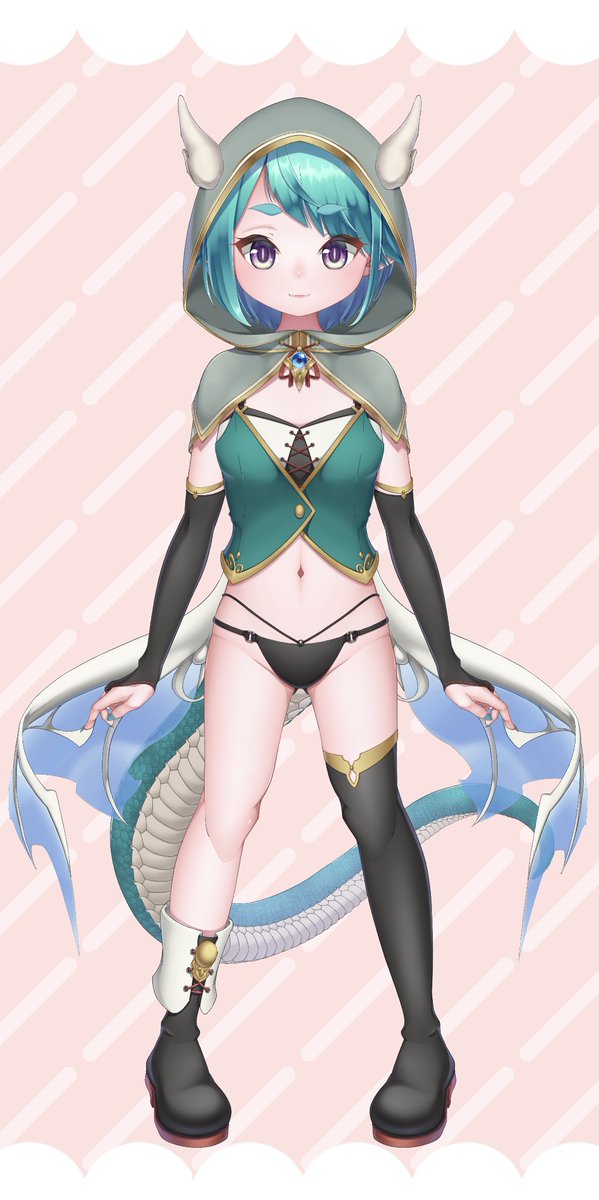 なぎ@汐凪るうま🐉🍀💙うちっ子転生(亜)竜人系VTuber…? tweet media