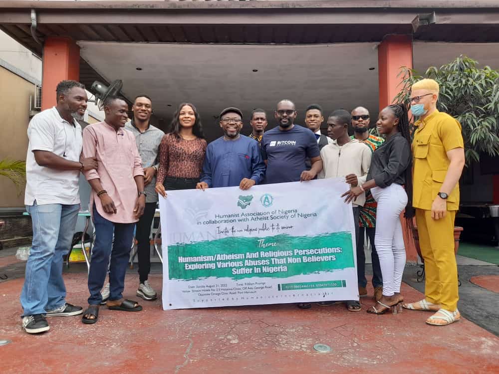 HumanistsNG's tweet photo. It was a successful event with @AtheistNg and Port Harcourt Secular Society yestarday. https://t.co/O2NULnirv3