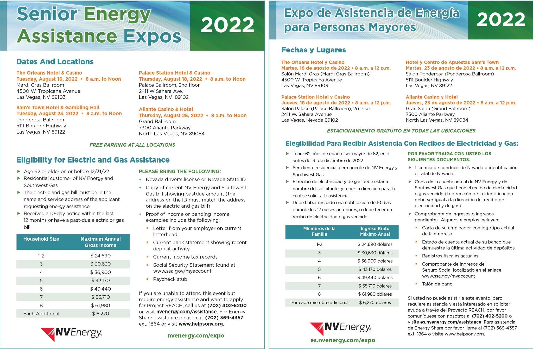Southwest Gas Corp on Twitter "Southern Nevada customers 62 or older