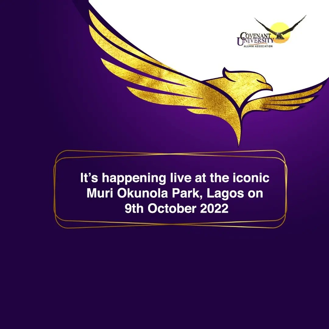 CovenantUAlumni's tweet photo. The Alumni Business Trade Fair is coming. It’s specially made for us and by us 😃👏
The theme is Made In Hebron. 💪🏿
Watch out for more info.
#CUat20
#CUALA
#CUALACelebratesCUat20
#CUbusinesstradefair
#tradefair
#madeinhebron https://t.co/oIJR49oHul