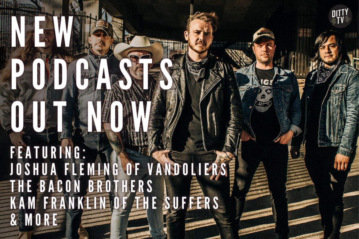 dittytv's tweet photo. Stream new podcasts out now featuring Joshua Fleming of @vandoliers, @TheBaconBros, Kam Franklin of @TheSuffers & more at our Insights one stop shop here: https://t.co/bN1itKRvyO #dittytv https://t.co/XRNQXRLcSY